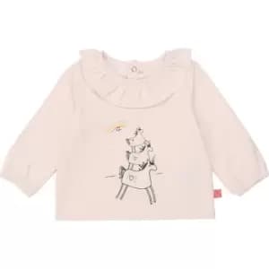 Billieblush Baby Girls Beige Jersey T-Shirt - Beige