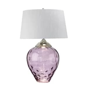 Samara Large Table Lamp Plum-tinted Glass