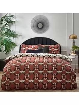 Furn Avalon Duvet Cover Set - Brick