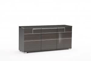 Biba Lombard 3 Door Buffet Grey