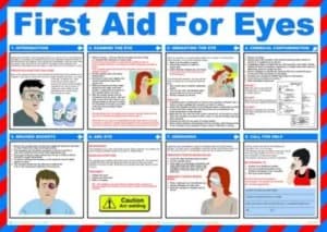 Safety Poster - First Aid for Eyes