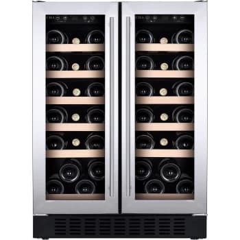 CDA WCCFO622SS 38 Bottles Freestanding Wine Cooler Fridge