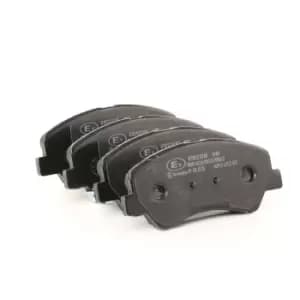 BREMBO Brake pad set HYUNDAI,KIA P 18 025 581011RA00,581011RA05,581011RA10 581011VA00,581014LA00,58101C7A00,58101C8A00,58101C8A10,58101C8A50