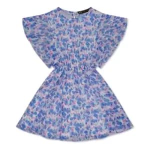 I Saw It First Floral Printed Dress - Blue