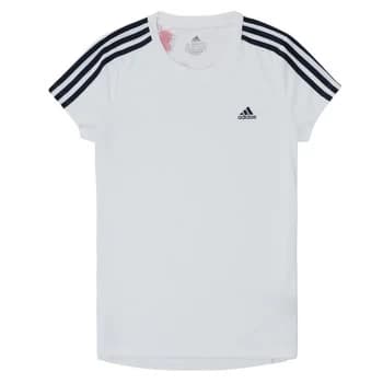 adidas G 3S T Girls Childrens T shirt in White / 4 years,4 / 5 years,13 / 14 years,5 / 6 years,6 / 7 years,7 / 8 years
