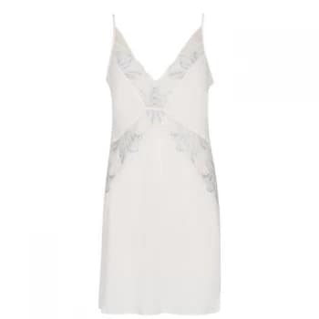 Calvin Klein Lace Chemise - Ivory Cross Dye