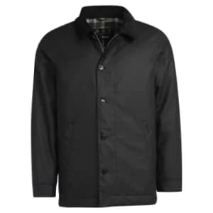 Barbour Mens Tenbigh Wax Jacket Black Medium