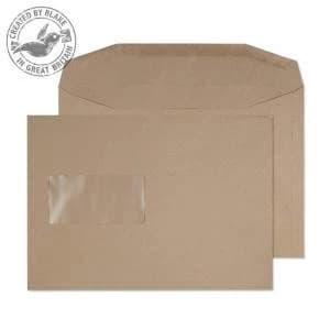 Purely Everyday Mailer Gummed Window Manilla 80gsm C5 162x229mm Ref