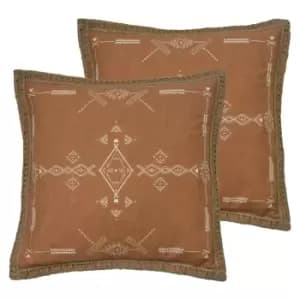 Mini Inka Twin Pack Polyester Filled Cushions