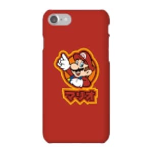 Nintendo Super Mario Mario Kanji Phone Case - iPhone 7 - Snap Case - Gloss
