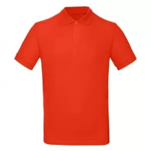 B&C Mens Inspire Polo (Pack of 2) (2XL) (Flame Red)