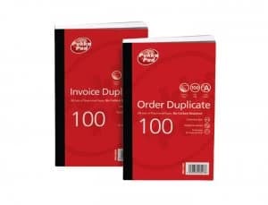 Pukka Pads Duplicate Order Book Pre-Printed 210 x 130mm 5 Pack