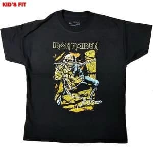 Iron Maiden - Piece of Mind Kids 11 - 12 Years T-Shirt - Black