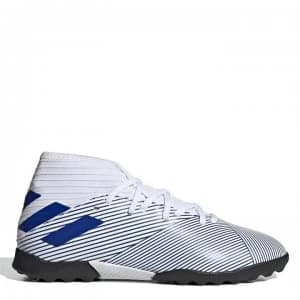 adidas Nemeziz 19.3 Childrens Astro Turf Trainers - White/TeamRoyal