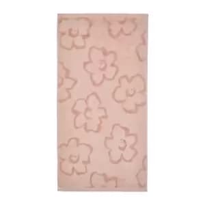 Ted Baker Magnolia Hand Towel, Soft Terracotta