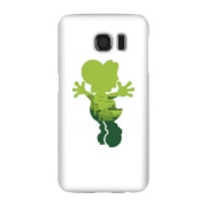 Nintendo Super Mario Yoshi Silhouette Phone Case - Samsung S6 - Snap Case - Gloss