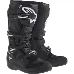 Alpinestars Tech 7 Motocross Boots, black, Size 42, black, Size 42