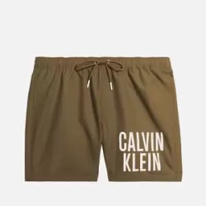 Calvin Klein Swimwear Mens Medium Drawstring Swimming Shorts - Nettle - M