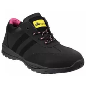 Amblers Safety Womens/Ladies FS706 Sophie Safety Leather Shoes (4 UK) (Black)