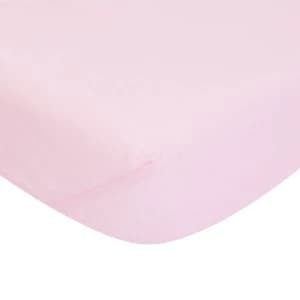 Catherine Lansfield Non-Iron Double Fitted Sheet - Candy