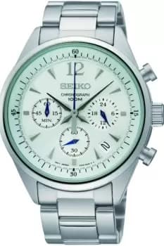 Mens Seiko Chronograph Watch SSB065P1