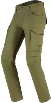 Spidi TexTech Pathfinder Cargo Motorcycle Textile Pants, green, Size 29, green, Size 29