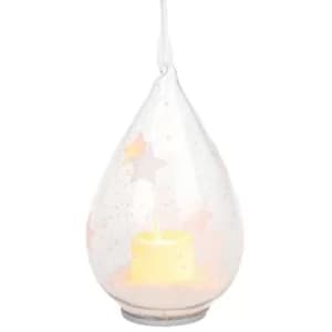 Xmas Candle Teardrop Stars