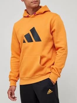 adidas Future Icon Hoodie - Orange Size M Men