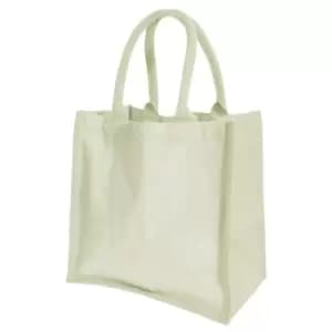 Westford Mill Printers Midi Jute Bag (14 Litres) (One Size) (Natural)