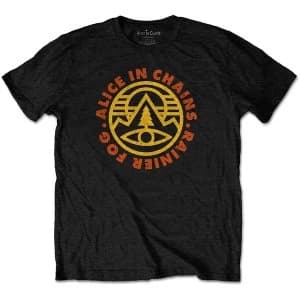 Alice in Chains - Pine Emblem Unisex X-Large T-Shirt - Black