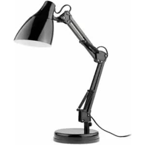 Netlighting Gru 1 Light Desk Lamp Black, E27