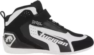 Furygan V4 Vented Motorcycle Shoes, black-white, Size 40, black-white, Size 40