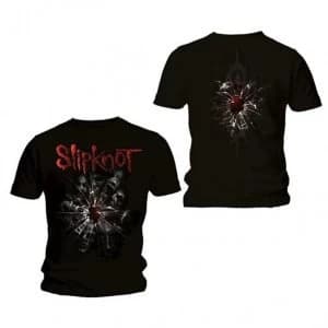 Slipknot Shattered with Back Printing Mens XX-Large T-Shirt - Black