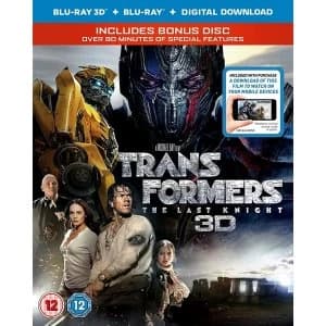 Transformers: The Last Knight 3D Bluray