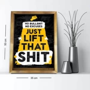 3550AHS-053 Multicolor Decorative Framed MDF Painting