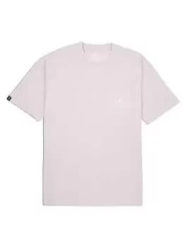 Converse Renew Star Chevron Embroidered Left Chest Pocket T-Shirt - Heather, Heather Size M Men