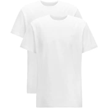Hugo Boss 2 Pack Regular Fit Crew T-Shirts White Size L Men