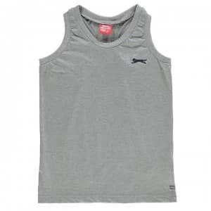 Slazenger Muscle Vest Junior Boys - Grey Marl