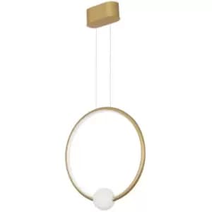 Netlighting Merano Angeles Integrated LED Pendant Ceiling Light Dimmable Black A