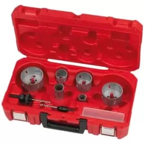 Milwaukee Bi-Metal Contractor Holesaw Set - 10 Pieces - N/A