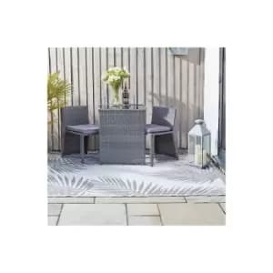 Large Alfresco Mat Indoor Outdoor 150 x 210cm - Tropicana Slate