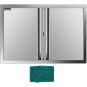 VEVOR 30.5''X21'' Outdoor Kitchen Access Doors BBQ Island Stainless Steel BBQ Doors