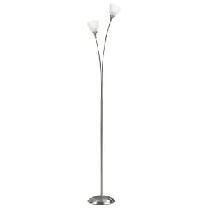 Village At Home Nottingham Floor Lamp - Chrome