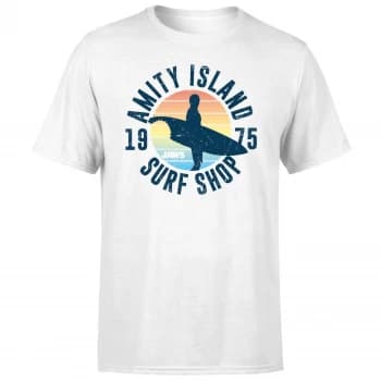 Jaws Amity Surf Shop T-Shirt - White - XS
