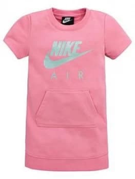 Nike Sportswear Air Younger Girls Sweat Dress - Pink