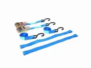 Silverline 285155 Motorbike Tie-Down Set 4pce Rated 350kg Capacity 700kg