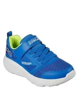 Skechers Boys Go Run Elevate Trainer, Blue, Size 1 Older