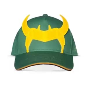 Marvel Loki God of Mischief Novelty Cap, Green/Black (NH727053LOK)