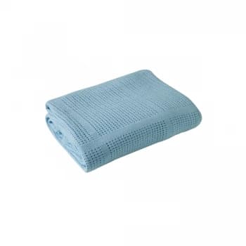 Clair de Lune Cellular Pram Blanket - White