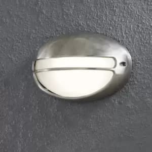 Torino Outdoor Modern Oval Flush Light Aluminium, IP44
